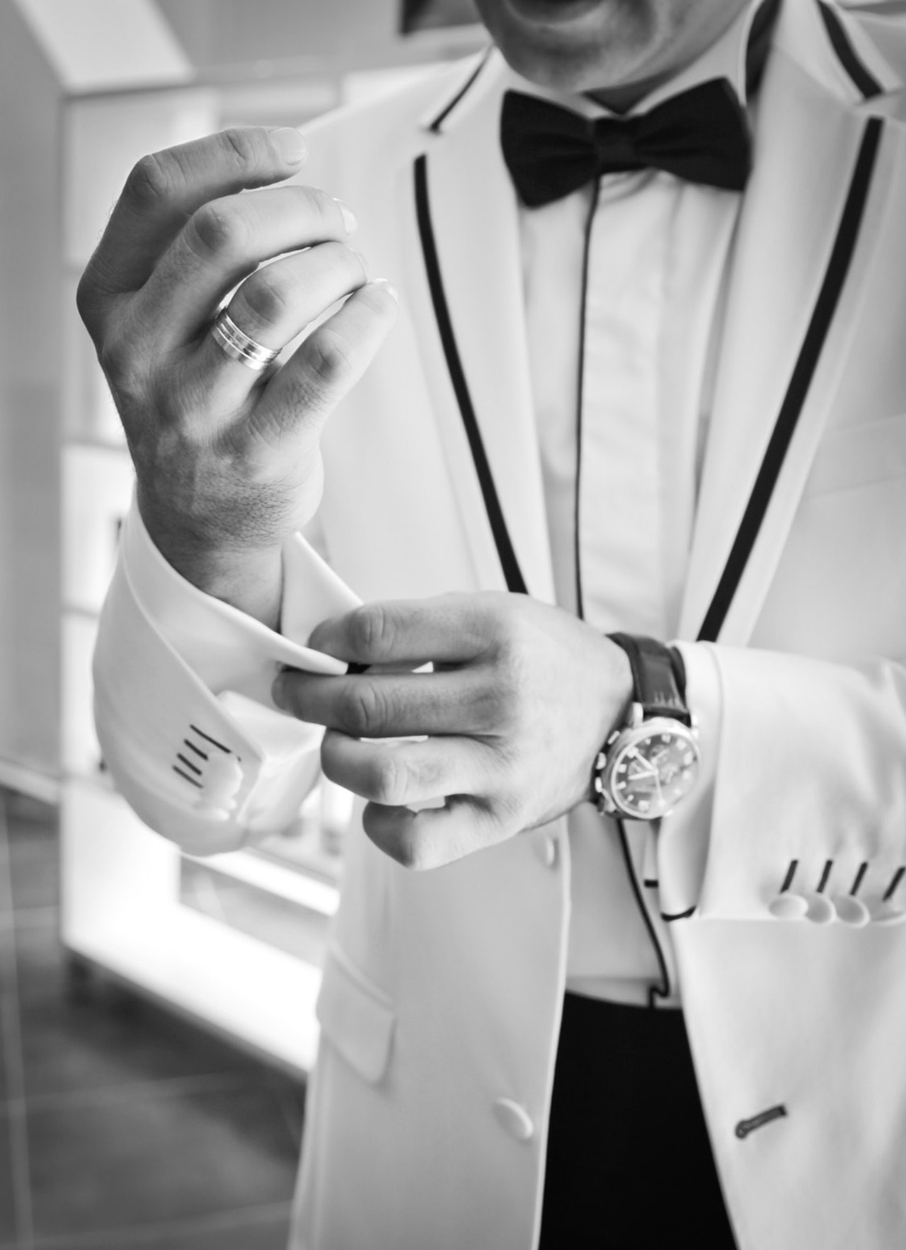 Man Wearing tuxedo